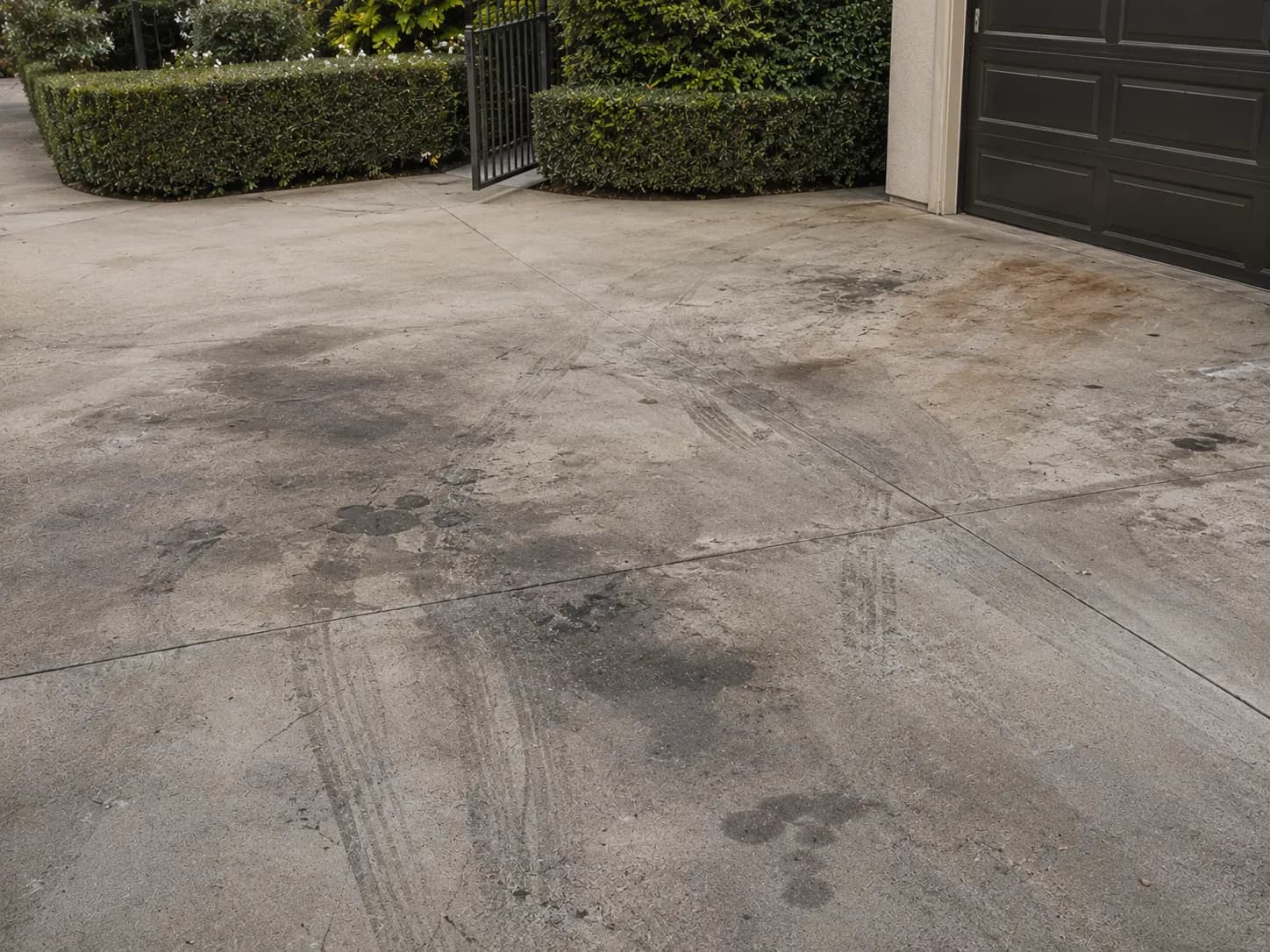 Pressure Washing before and after in Hidden Hills