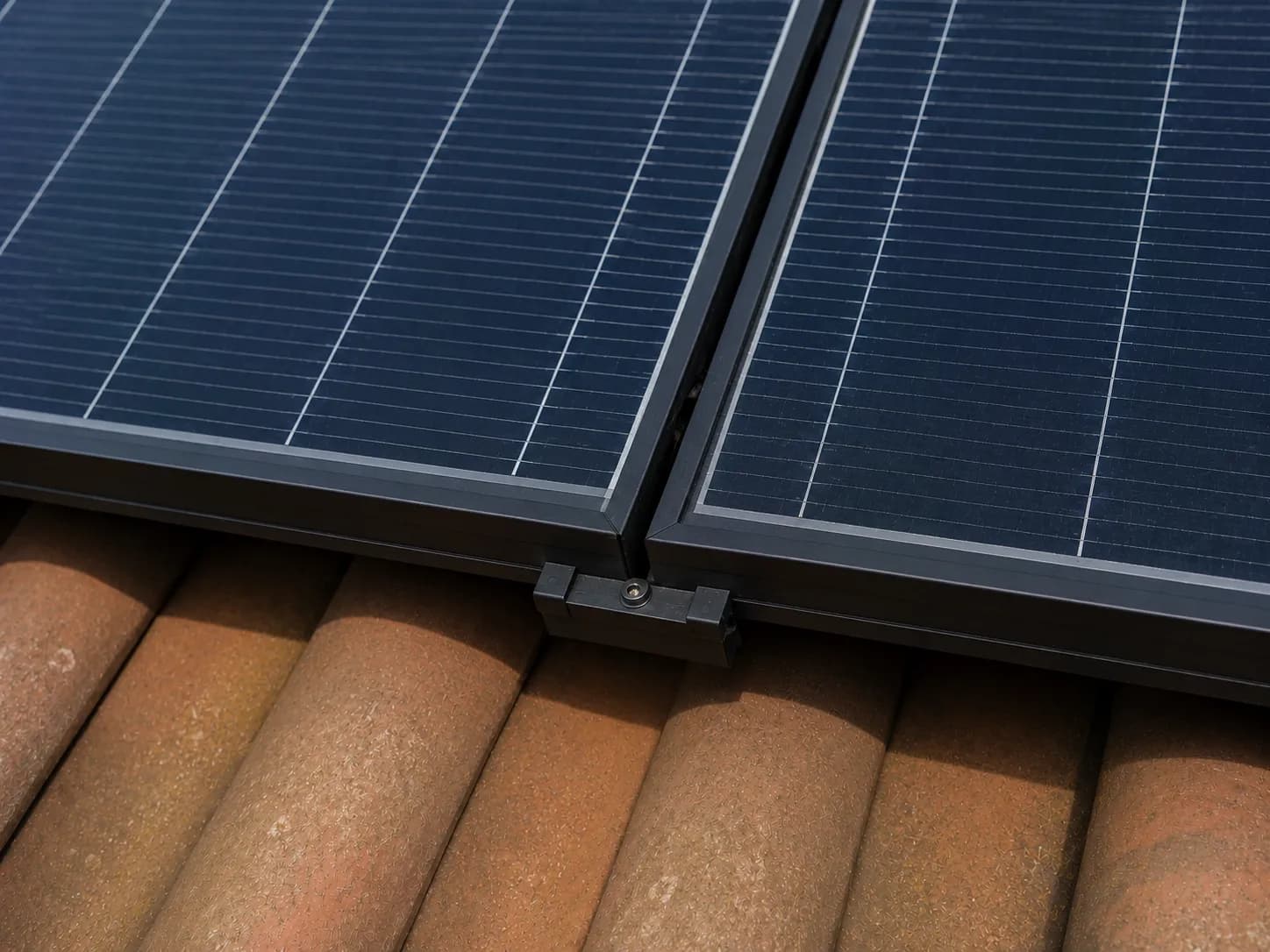 Solar Panel Cleaning before and after in Hidden Hills