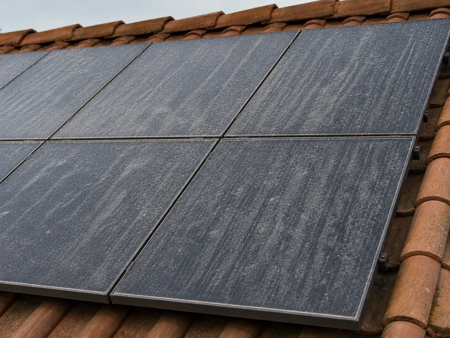 Solar Panel Cleaning before and after in Hidden Hills