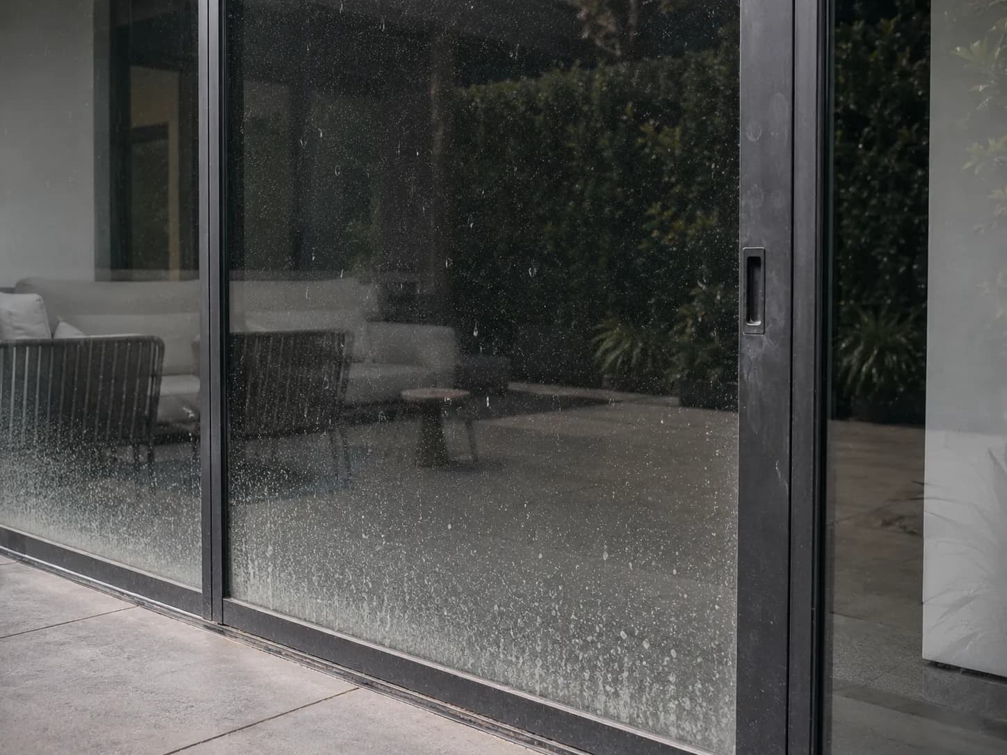 Window Cleaning before and after in Hidden Hills